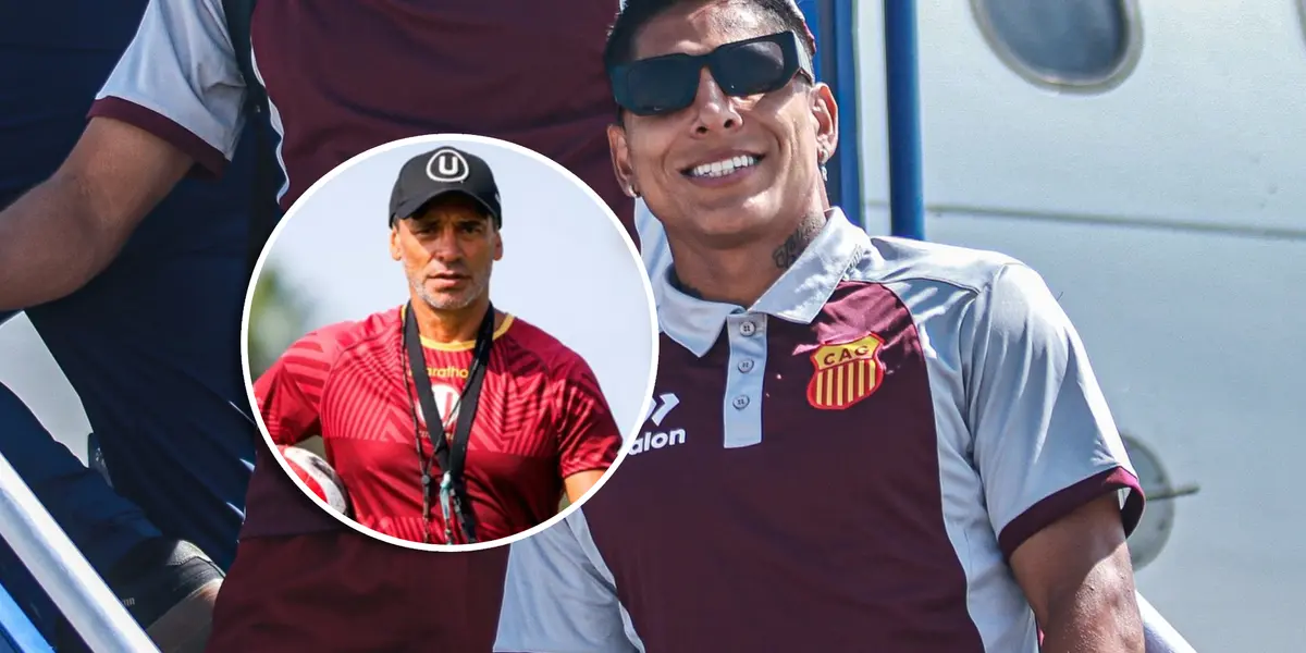 Raúl Ruidíaz y Fabián Bustos (Foto: Atlético Grau y Universitario Facebook).