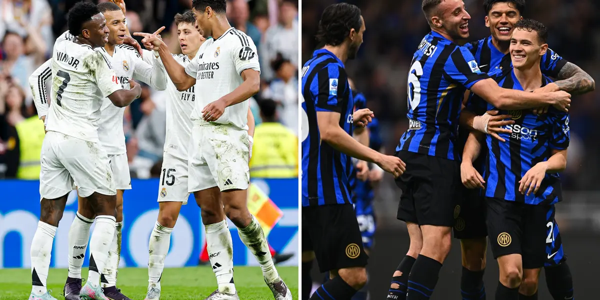 Real Madrid e Inter de Milán (Foto: Real Madrid e Inter de Milán).