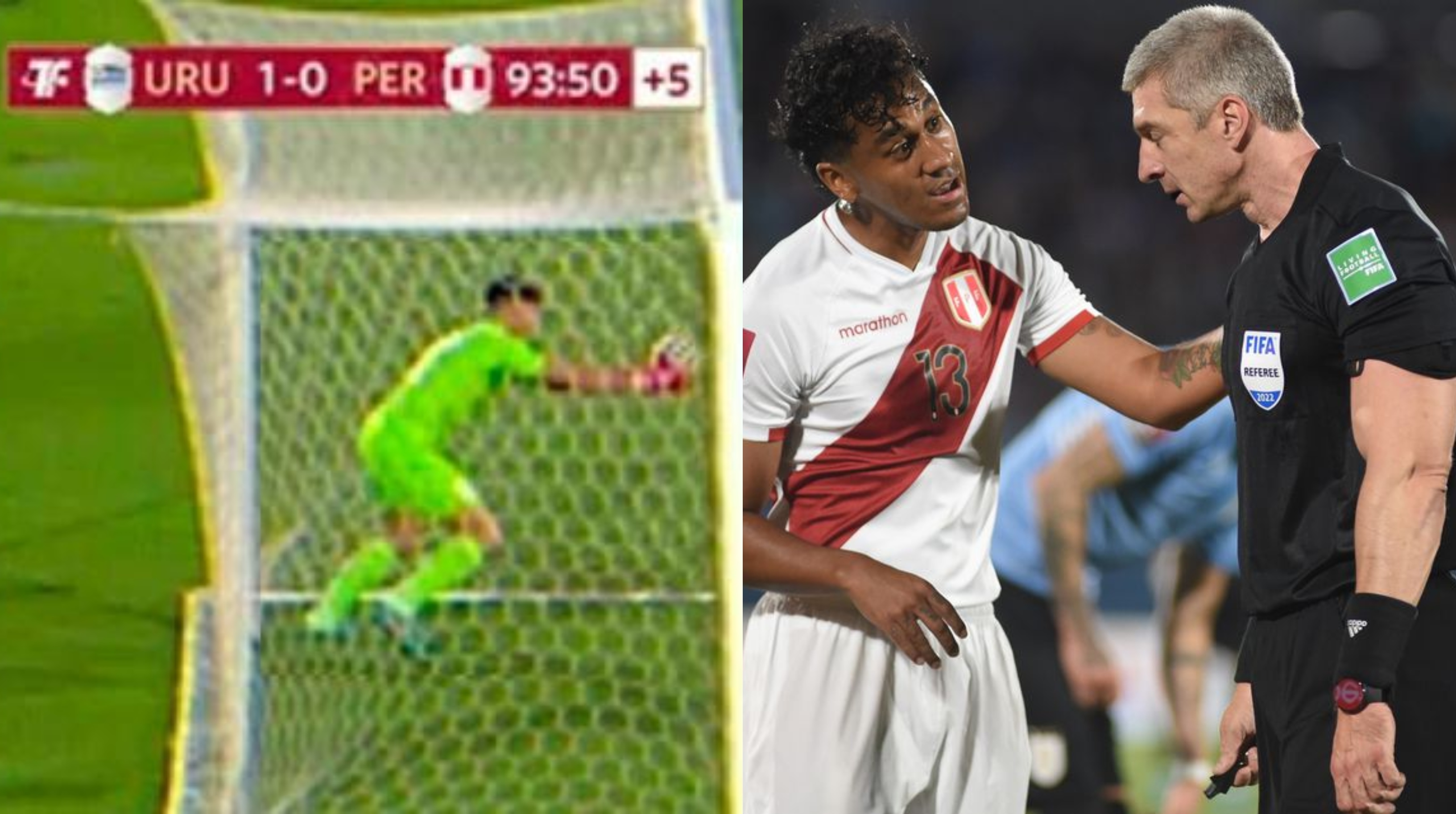 Réferi arruinó las chances de la bicolor de clasificar directamente al Mundial