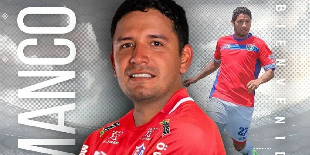 Reimond Manco con los colores de Unión Comercio. FOTO: Unión Comercio