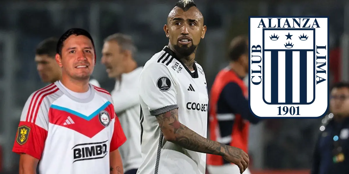 Reimond Manco feliz y Arturo Vidal preocupado
