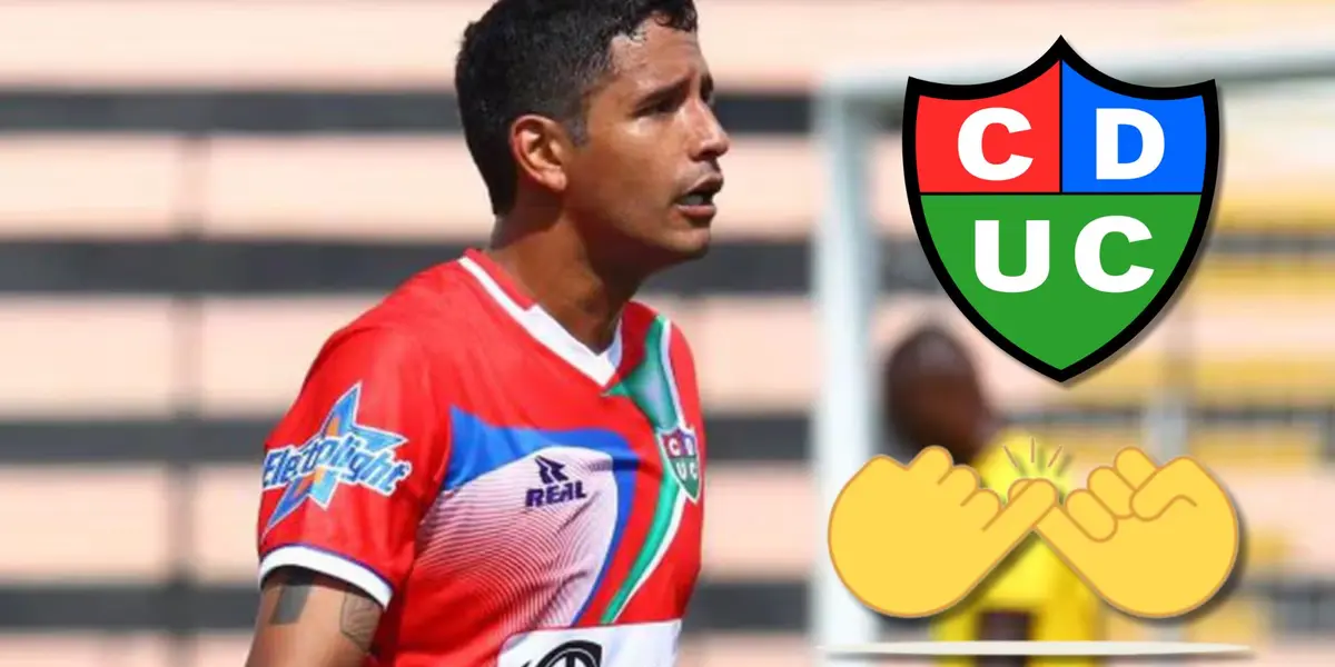 Reimond Manco vistiendo la camiseta de Unión Comercio