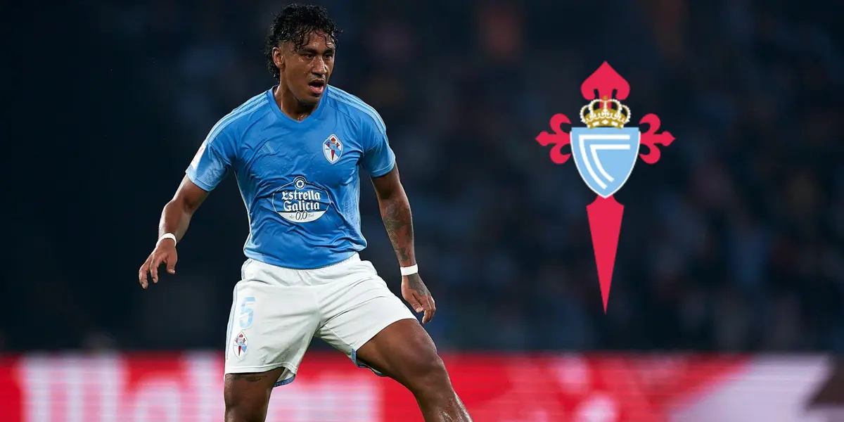 Renato Tapia en un tremendo momento en Celta Vigo