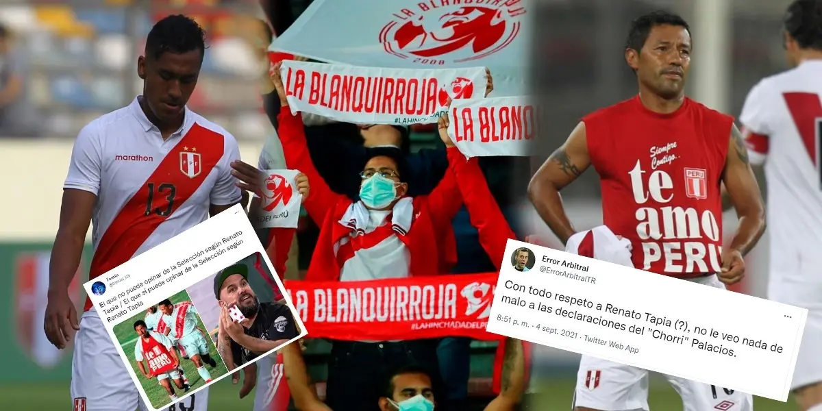 Renato Tapia generó polémica en redes sociales tras contestarle una crítica al Chorri Palacios y parte de la hinchada se puso en su contra.