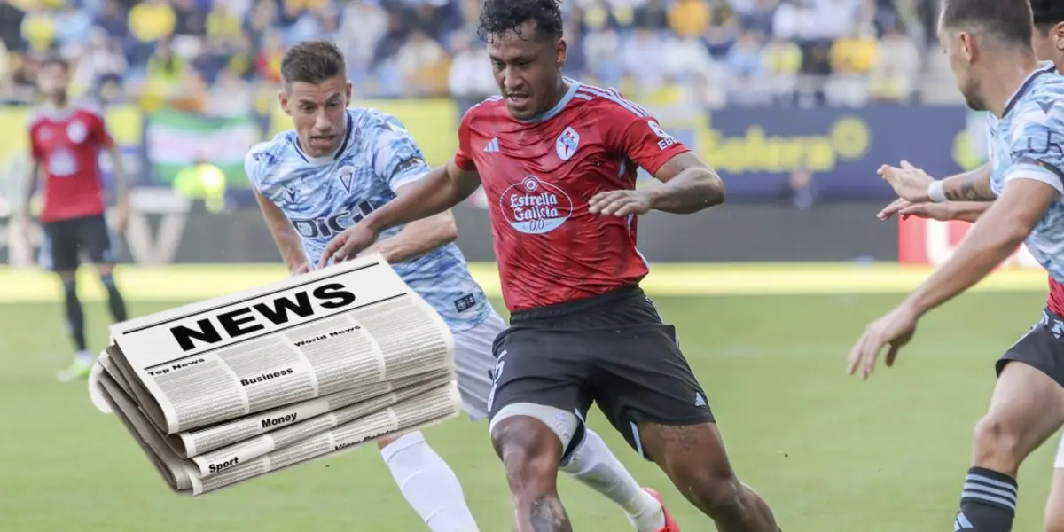 Renato Tapia no pudo terminar el partido ante Cádiz