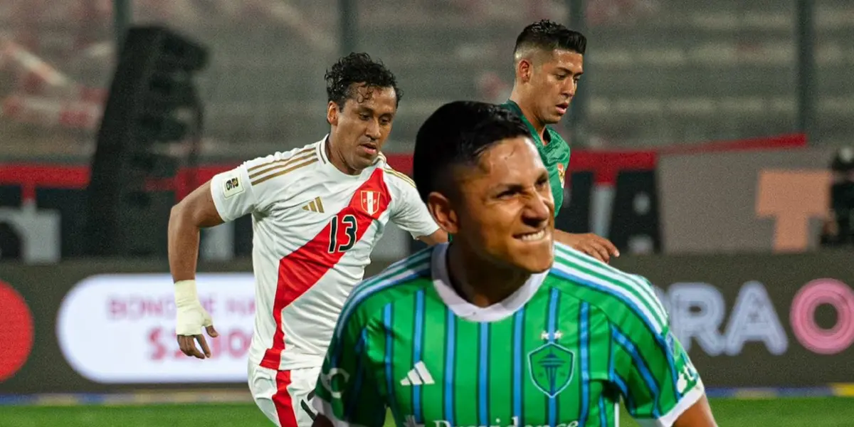 Renato Tapia - Raúl Ruidíaz (Foto: X de La Bicolor)