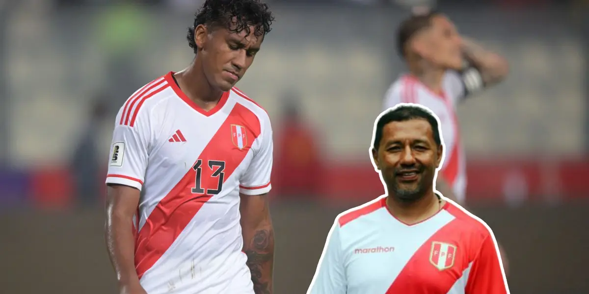 Renato Tapia triste y Roberto Palacios feliz