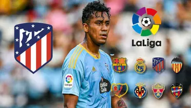 Renato Tapia vistiendo la camiseta del Celta de Vigo