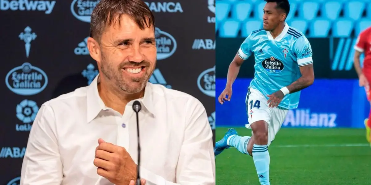 Renato Tapia volvió a ser titular en Celta de Vigo