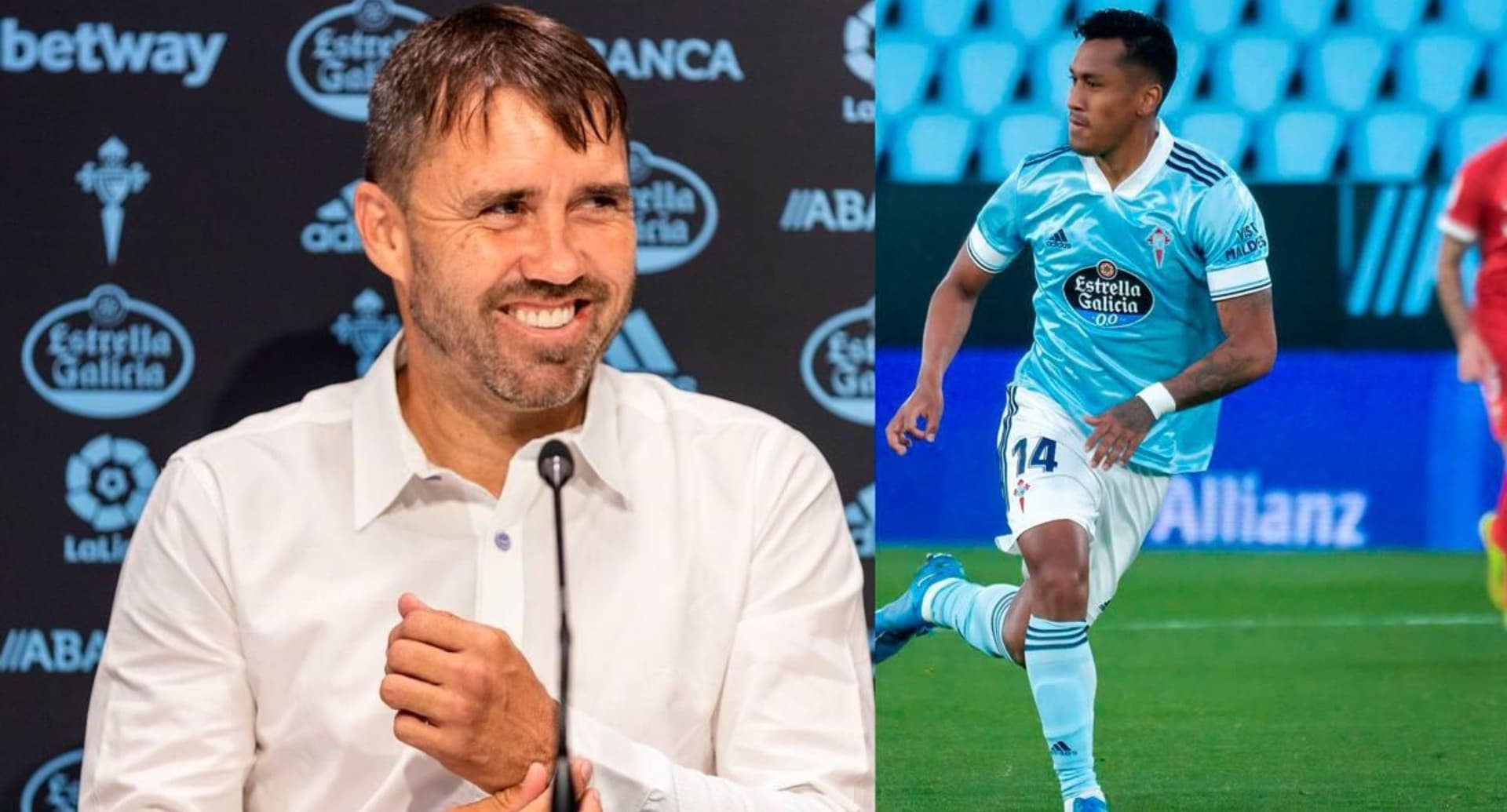 Renato Tapia volvió a ser titular en Celta de Vigo