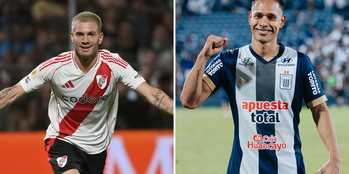 Renzo Garcés (Foto: River Plate y Alianza Lima).