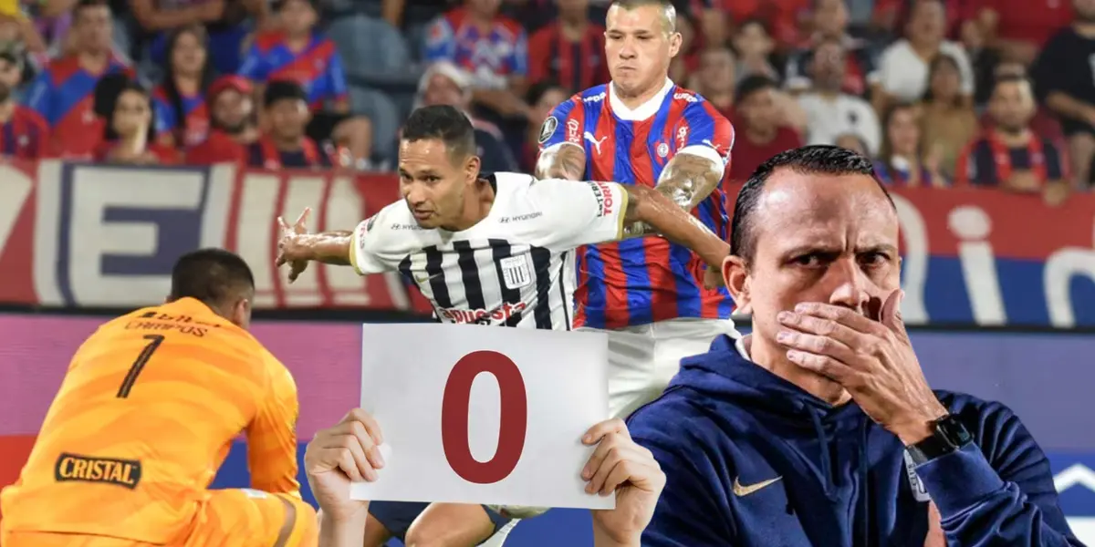 Renzo Garcés haciendo cortina para que Campos tome la pelota