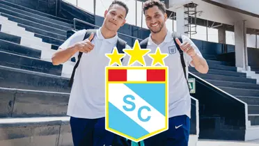 Renzo Garcés - Jean Pierre Archimbaud (Foto: Alianza Lima)