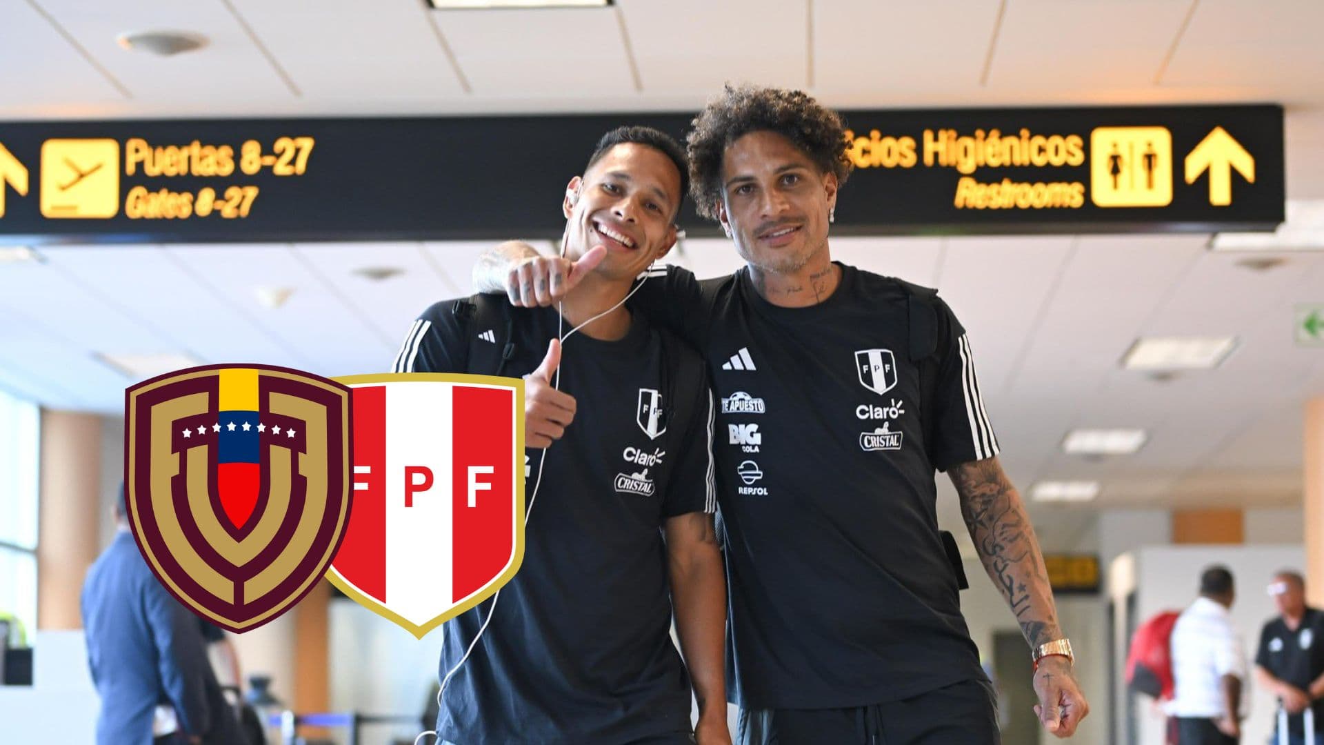 Renzo Garcés - Paolo Guerrero (Foto: X de La Bicolor)