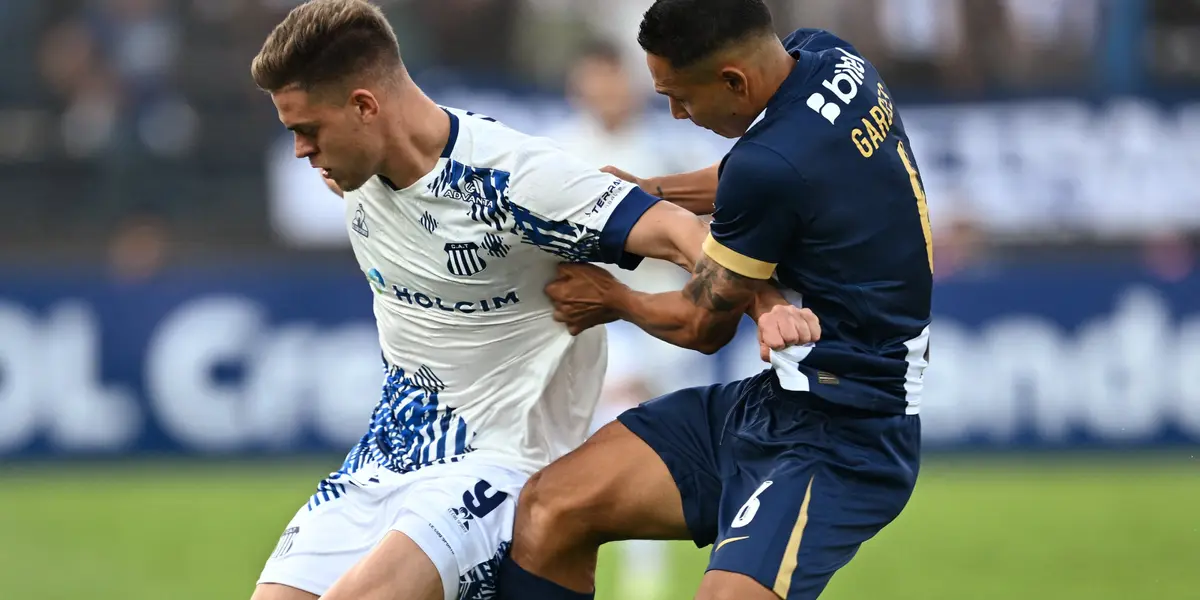Renzo Garcés vs. Talleres (Foto: Conmebol Libertadores).