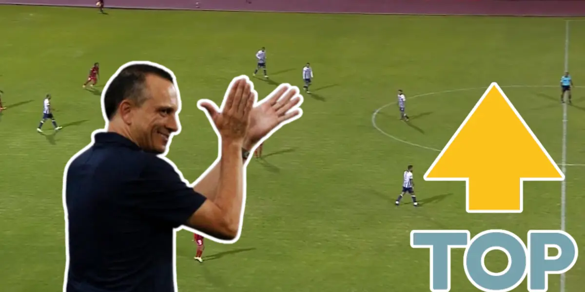 Restrepo aplaudiendo mientras Alianza Lima juega ante Huancayo (Foto: Captura)