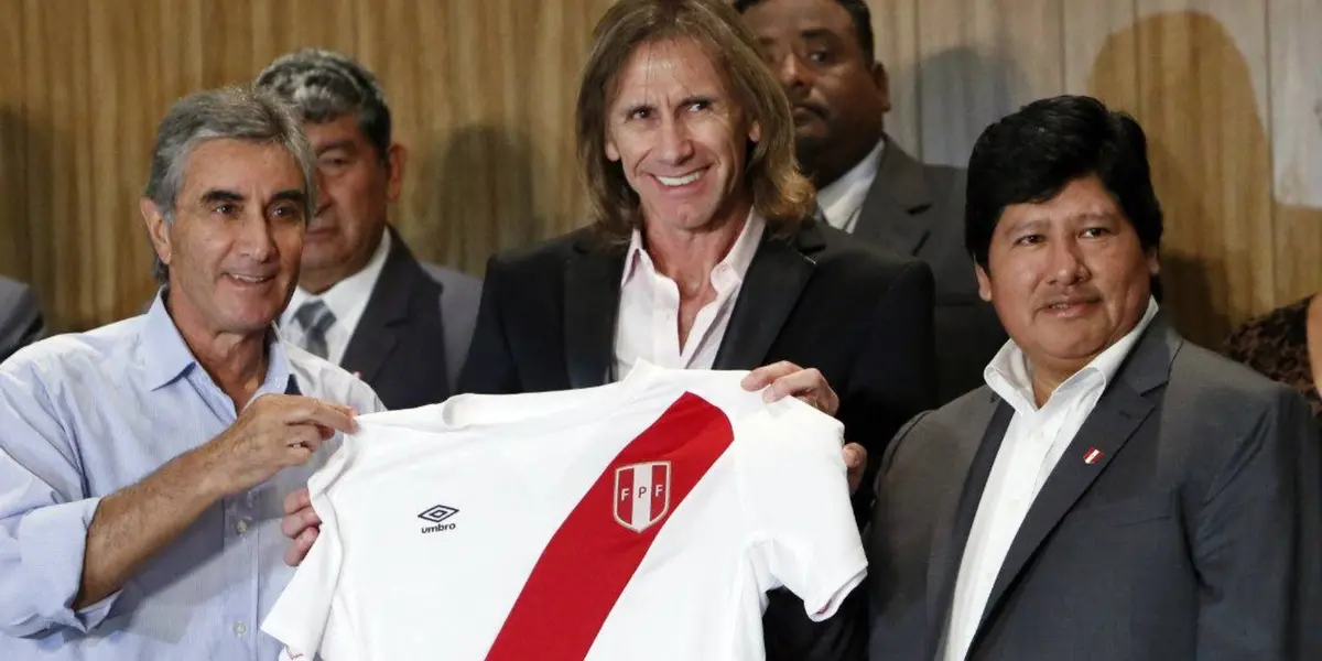 Ricardo Gareca con la camiseta de la Selección de Perú. (Foto: El blog de mi fútbol ecuatoriano)