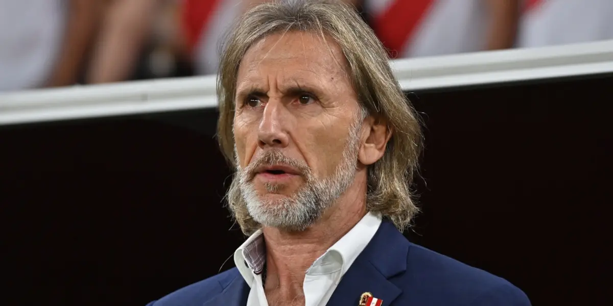 Ricardo Gareca dirigiendo a la selección de Perú 2021. FOTO: Primicias