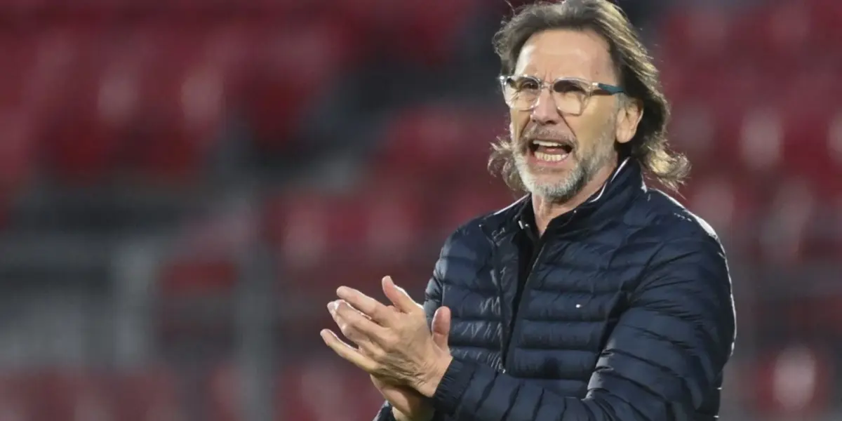 Ricardo Gareca dirigiendo a la Selección de Perú. (Foto: Andina)