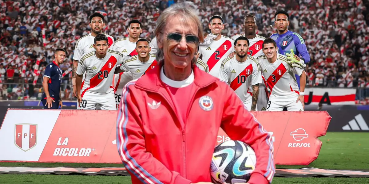 Ricardo Gareca feliz y la Selección Peruana posando (Foto: Selección Peruana)