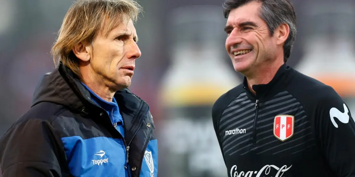 Ricardo Gareca - Óscar Ibáñez (Foto: Líbero)