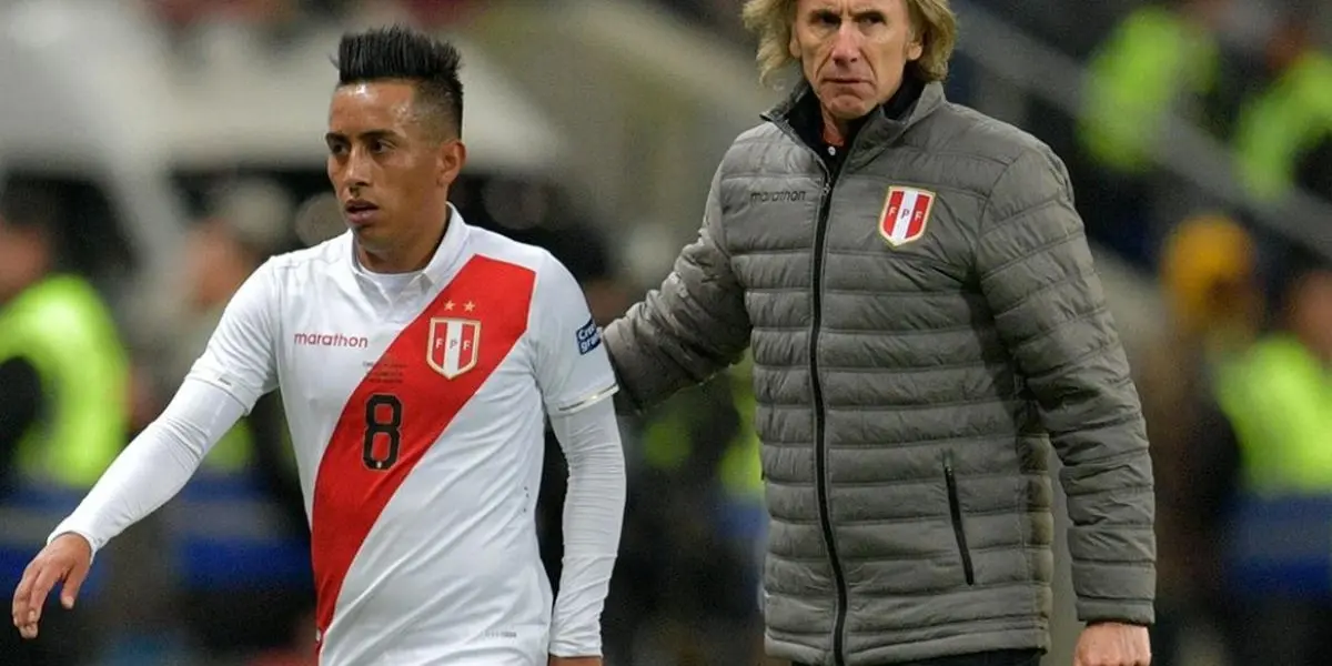 Ricardo Gareca topó el tema de Christian Cueva y el castigo que tendría en el Copa América, por haber roto el protocolo de seguridad.