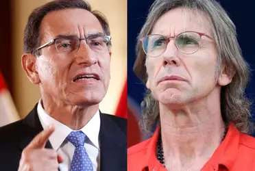 Ricardo Gareca tuvo una reunión con el presidente de la república Martín Vizcarra para conocer el estatus del fútbol peruano