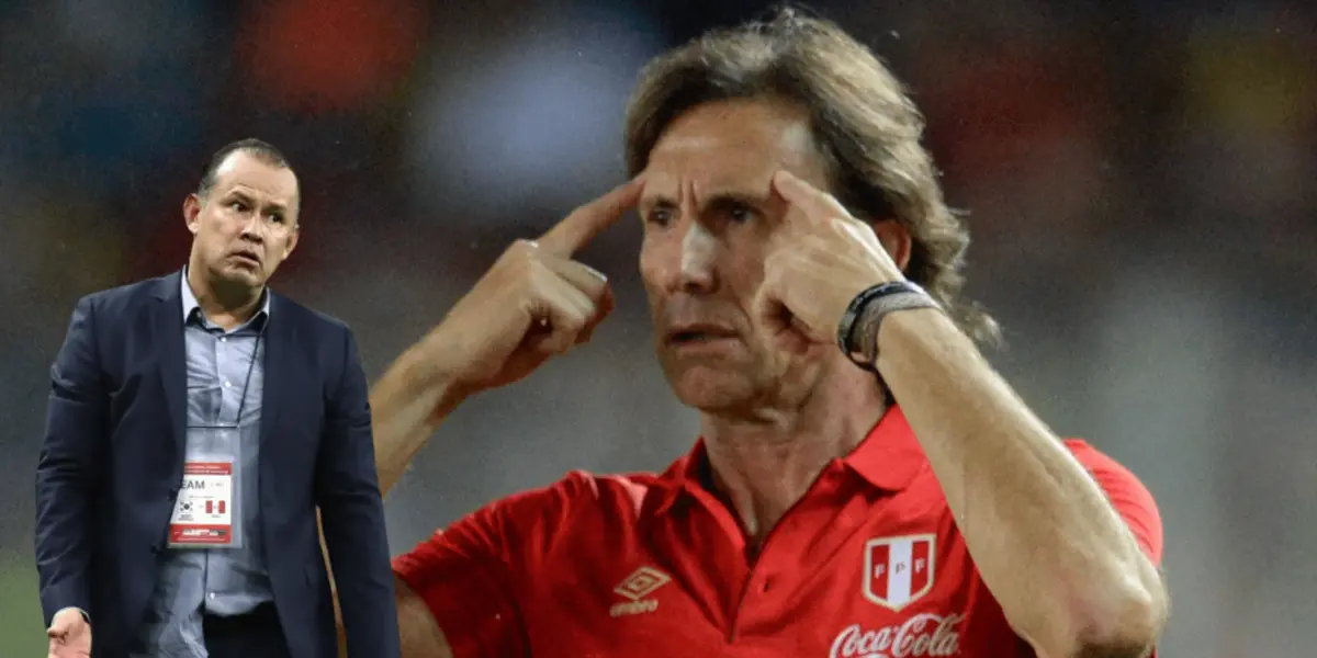 Ricardo Gareca volvió al Perú con la pierna en alto y le dio a Juan Reynoso