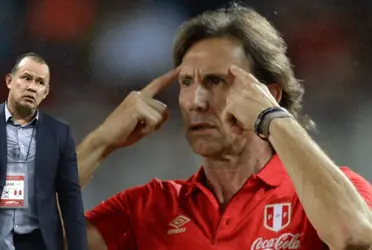 Ricardo Gareca volvió al Perú con la pierna en alto y le dio a Juan Reynoso