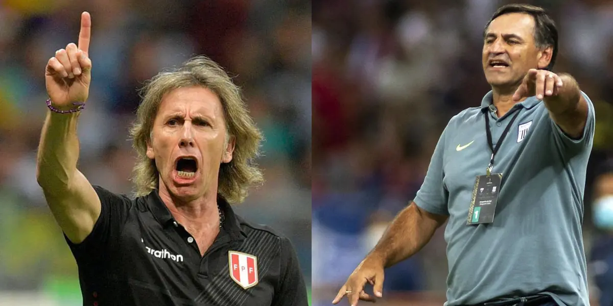 Ricardo Gareca y Carlos Bustos