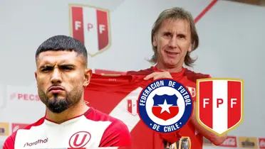 Ricardo Gareca y Rodrigo Ureña (Foto: Andina)