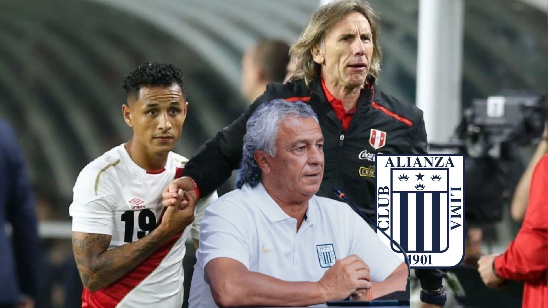 Ricardo Gareca - Yoshimar Yotún - Néstor Gorosito (Foto: X)