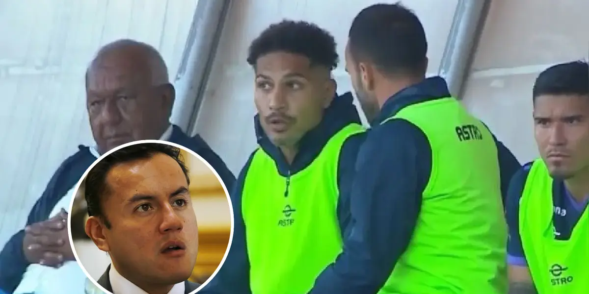 Richard Acuña - Paolo Guerrero (Foto: Captura)