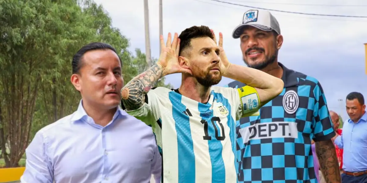 Richard Acuña - Paolo Guerrero - Lionel Messi (Foto: Club UCV)