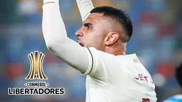 Rodrigo Ureña celebrando gol (Foto: Universitario de Deportes)