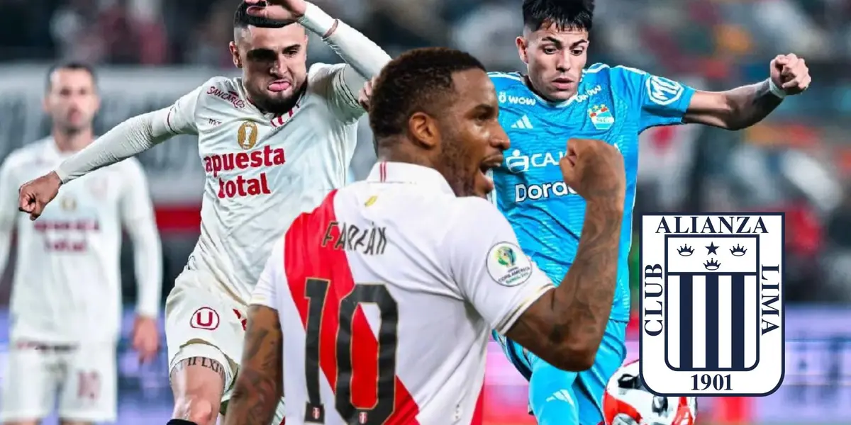 Rodrigo Ureña - Santiago González - Jefferson Farfán (Foto: X)