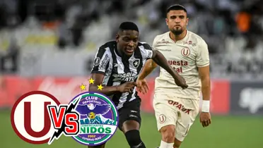 Rodrigo Ureña siguiendo al jugador de Botafogo