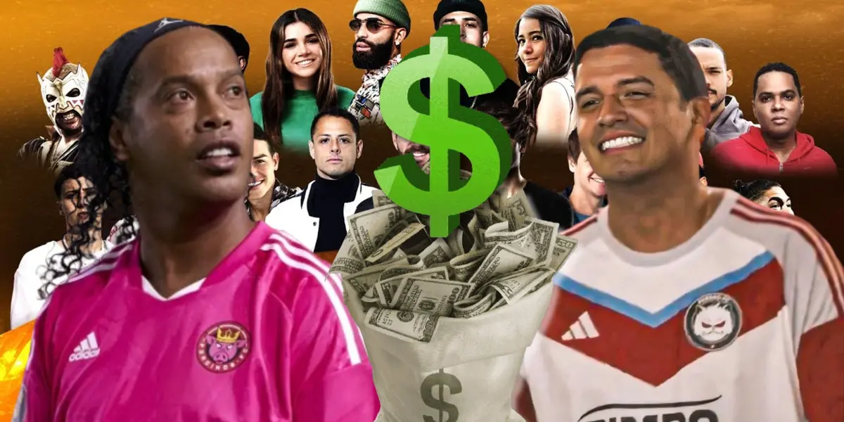 Ronaldinho ganó $15 mil en la Kings League y lo que estaría cobrando Reimond Manco