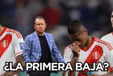 Salió lesionado y prende las alarmas para la Selección Peruana