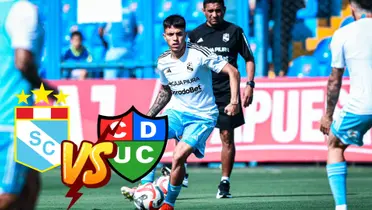 Santiago González calentando en la previa del duelo entre Sporting Cristal vs Unión Comercio