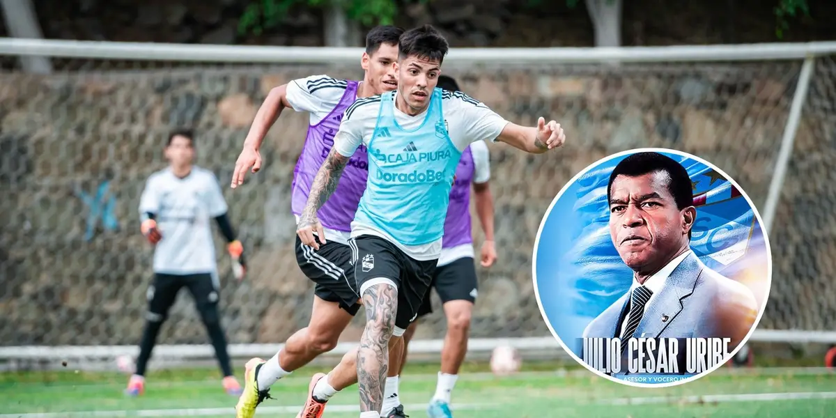 Santiago González - Julio César Uribe (Foto: Club Sporting Cristal)