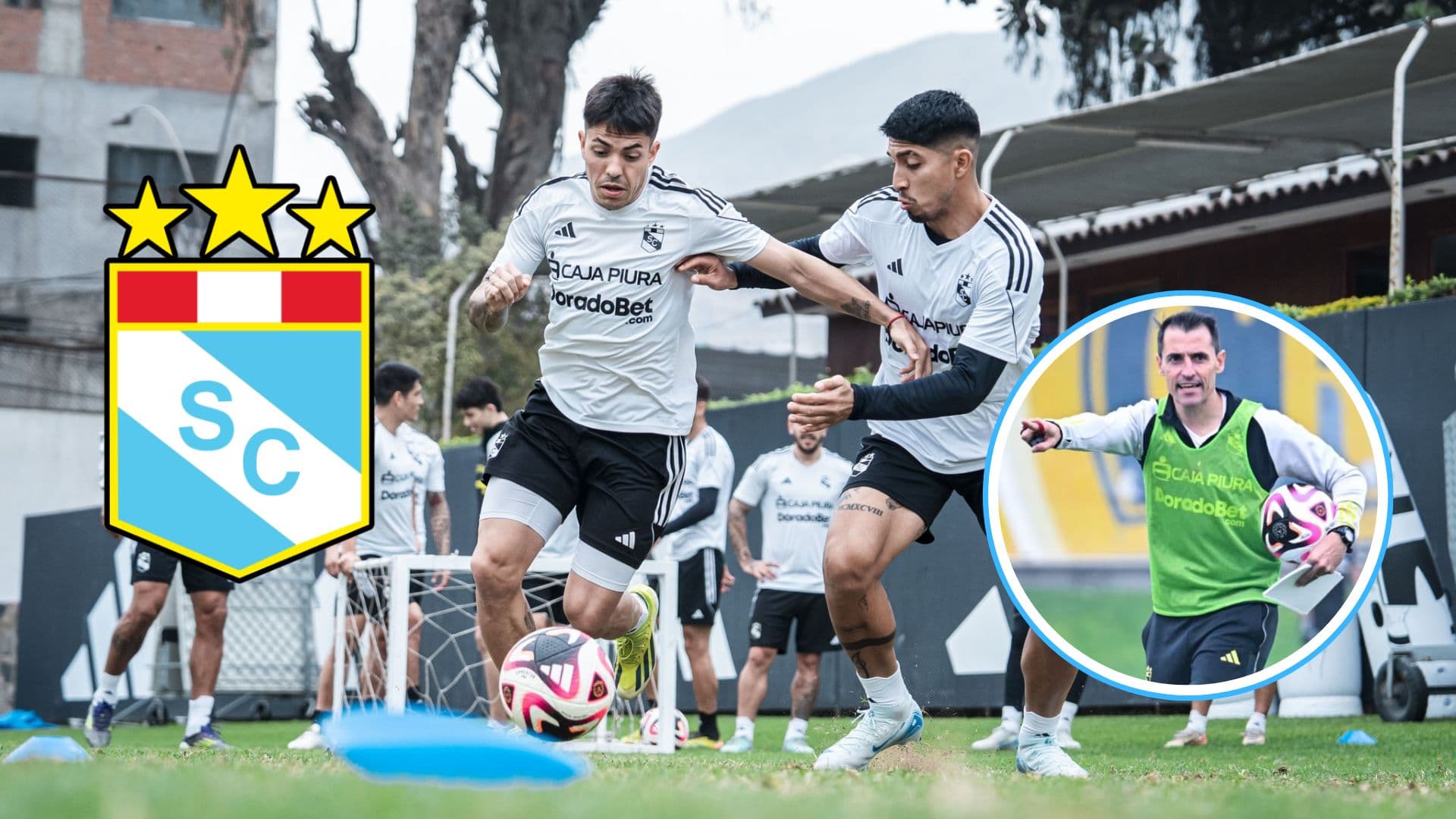 Santiago González - Luis Iberico - Guillermo Farré (Foto: Club Sporting Cristal)