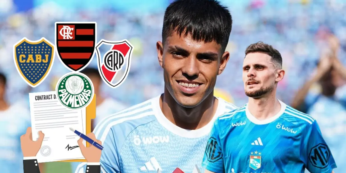 Santiago González - Nicolás Pasquini (Foto: Club Sporting Cristal)