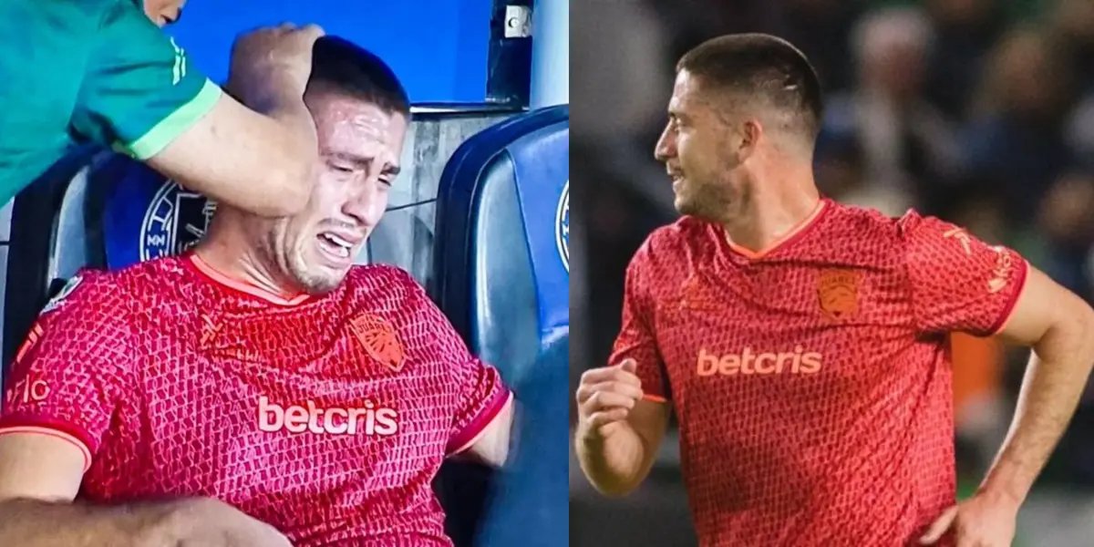 Santiago Ormeño anda de malas, debutó con lesión en Juárez