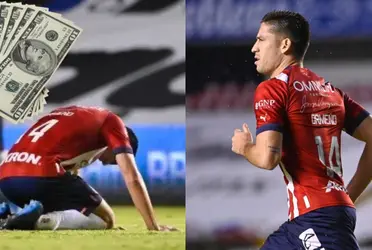 Santiago Ormeño tiene un jugoso salario en Chivas