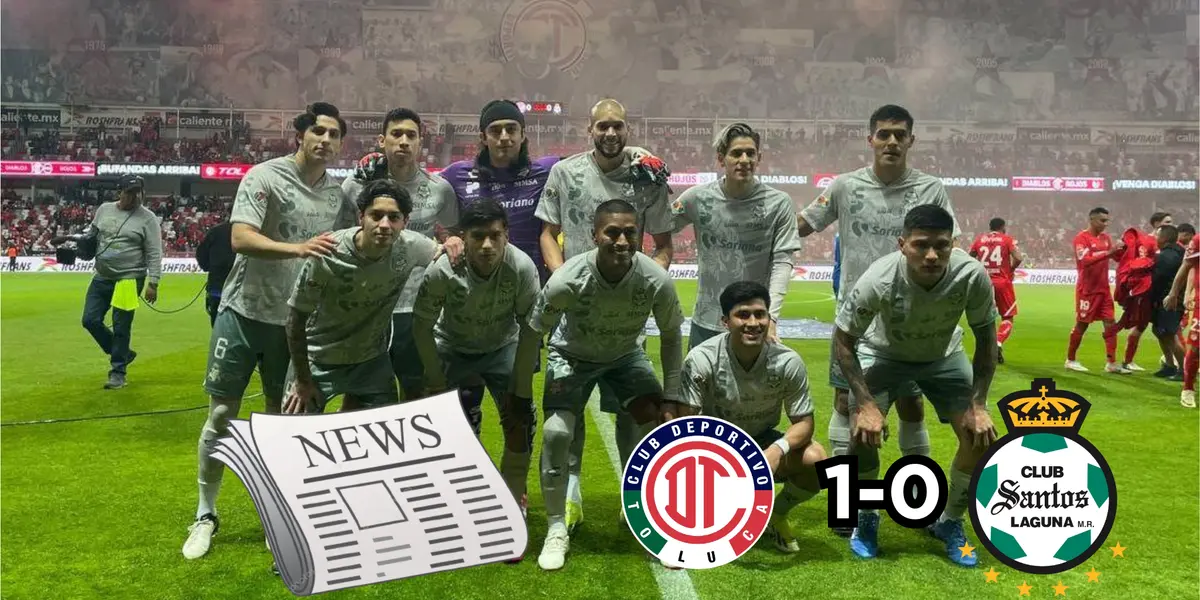 Santos Laguna cayó por la Liga MX, el peruano fue titular. FOTO: Ovación