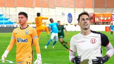 Saravia cometió un craso error ante ADT, mientras que Britos se afianza en el arco del compadre. FOTO: L1 Max