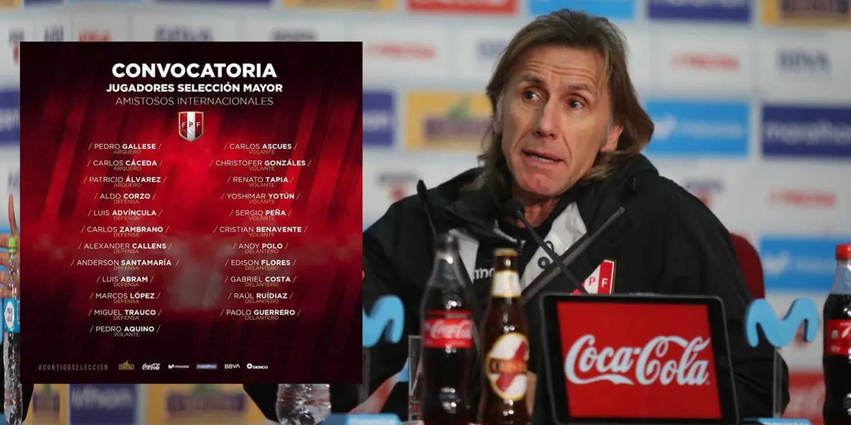 Se esperaba que el peruano aparezca en la lista de convocados