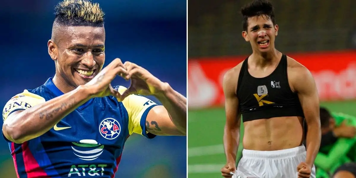 Se trata de Alessandro Burlamaqui, volante del filial del Valencia, quien le tiró un guiño a Pedro Aquino.