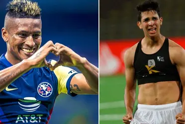 Se trata de Alessandro Burlamaqui, volante del filial del Valencia, quien le tiró un guiño a Pedro Aquino.